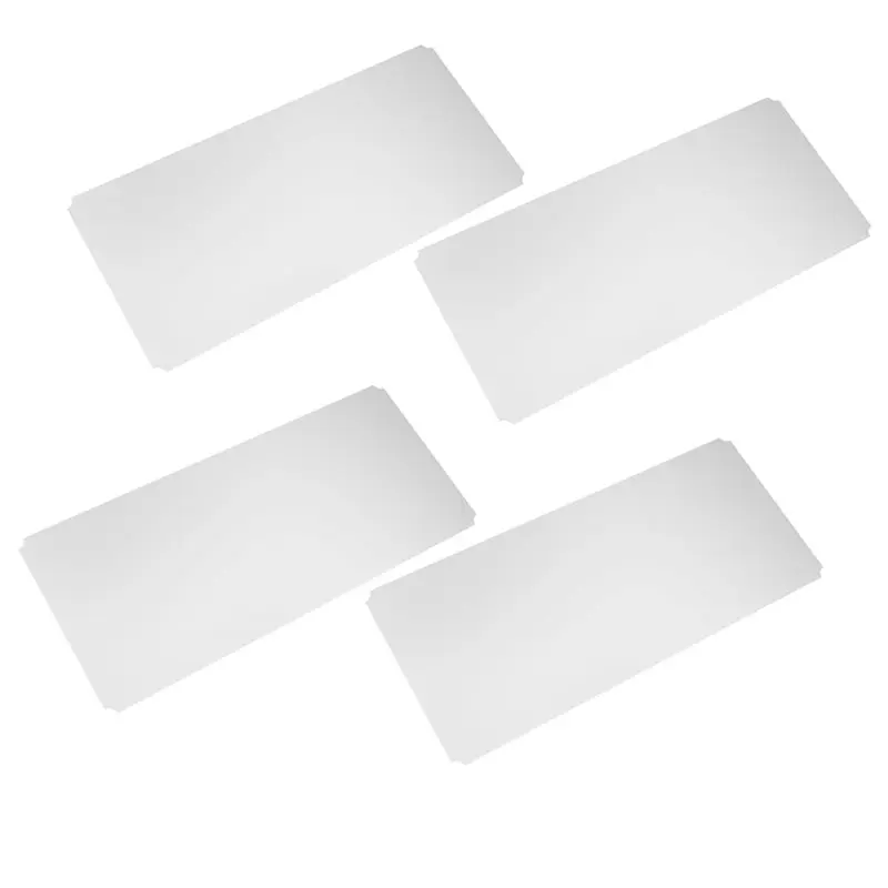 

B14C Plastic Shelf Liners Mats(16 X 36 Inch), 4Pcs For Wire Shelf System, Rolled Design For Wire Shelving Units