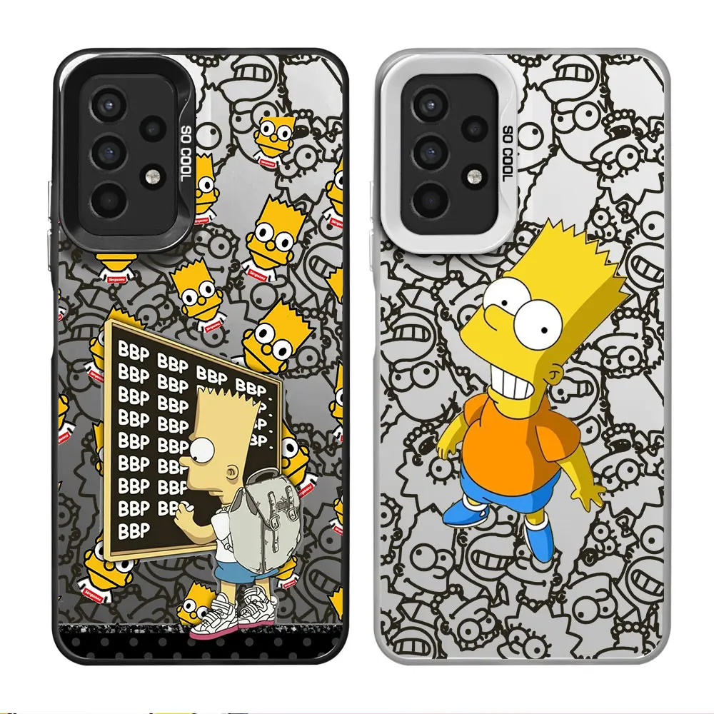 Soft Cover Phone Case for Samsung Galaxy A05 A03s A20 A51 A30 A03 Core A71 A10 A31 A02 A52s A20s A21s A50 Cartoon Homer Simpson