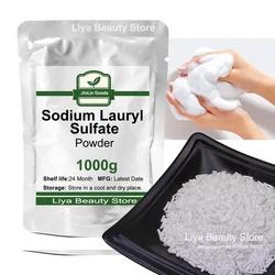 50-1000g  Hot Selling  Sodium Lauryl Sulfate Powder SLS Cleaning Foaming High Activity Surfactant Cosmetic Raw Material