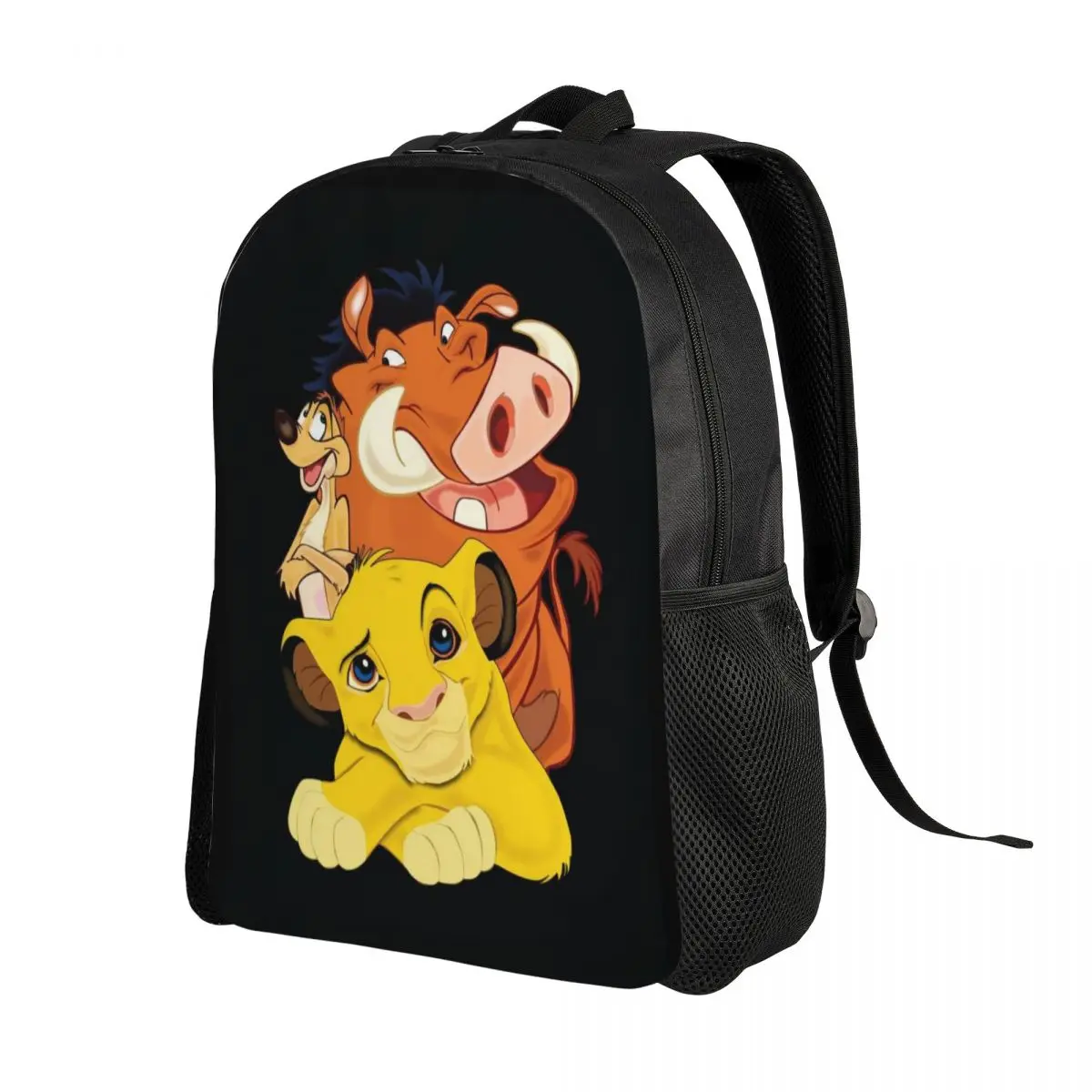 Custom The Lion King Backpacks Men Women Fashion Bookbag for College School Hakuna Matata Bags