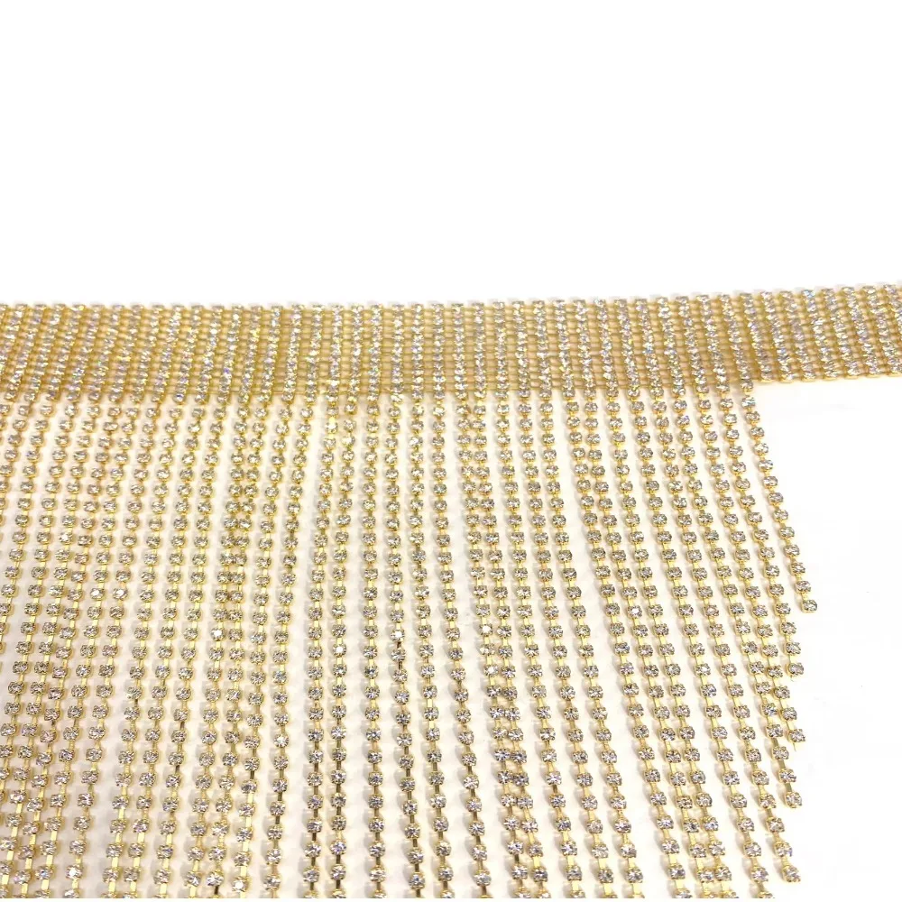 الأزياء الفاخرة حجر الراين شرابة قلادة مجوهرات بسيطة هدايا النساء قلادة تنوعا المختنق قلادة مثير بار وملهى ليلي #5