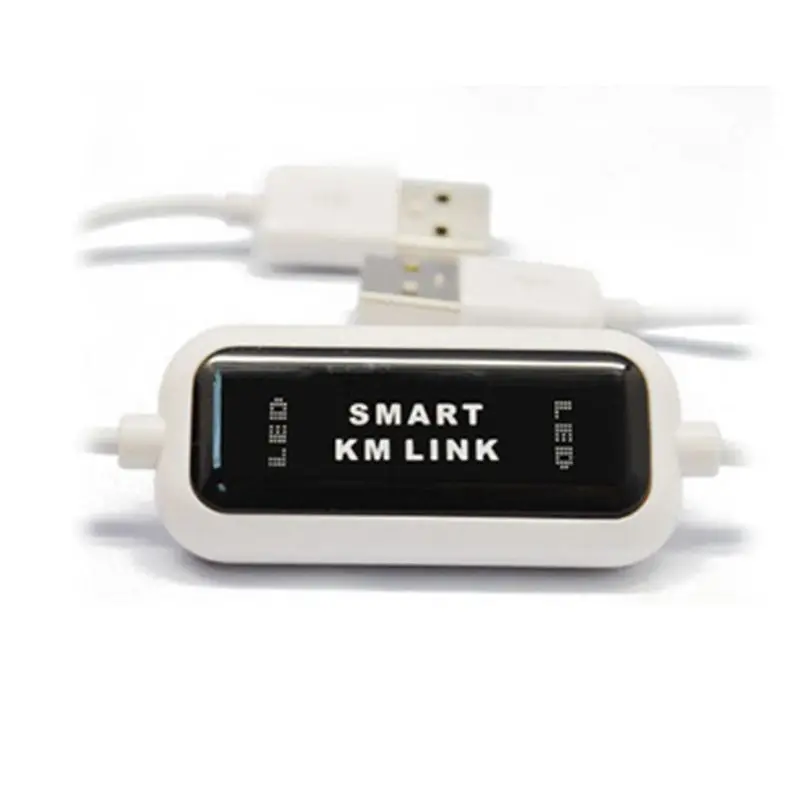 [N88R New]USB 2.0 Smart KM Link PC to PC Keyboard Mouse Share Sync Data Link USB Extension Cable Data File Transfer USB Switch