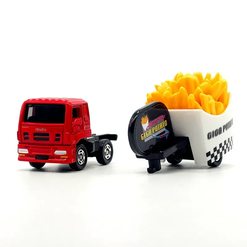 TAKARA TOMY Tomica Scale 1/64 NO.55 ISUZU GIGA FRIED POTATO Car Mini Diecast Alloy Model Car Toy Metal Gifts for Children Boys