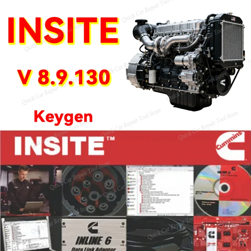 

Cummins Insite 8.9 Pro 8.7 Pro Engine Diagnostic software + Cummins 4.7 MetaFiles Fault Code Engine Tests Adjustment Remove ECM