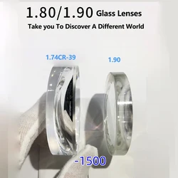 ALICIA 1.80/1.90 Yüksek Çözünürlüklü Cam Lensler Miyopi Hipermetrop Ultra Yüksek Lens Sayısı Optik Reçeteli Lensler Erkek Kadın