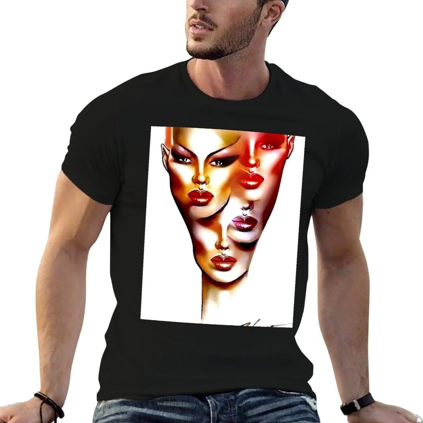 

SCI-FI-GLAM T-Shirt t shirt personalised cotton tshirt 100% T-Shirt
