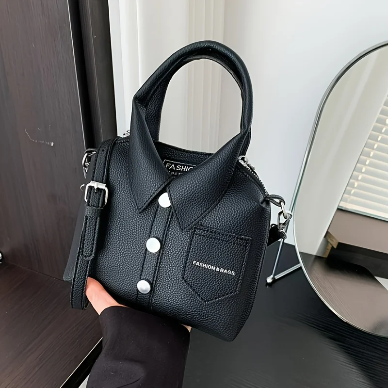 Fashion Retro Single Shoulder Crossbody Bags, Personalized Y2k Clothing Shape Women's Handbag, Suitable for Commuting Banquets