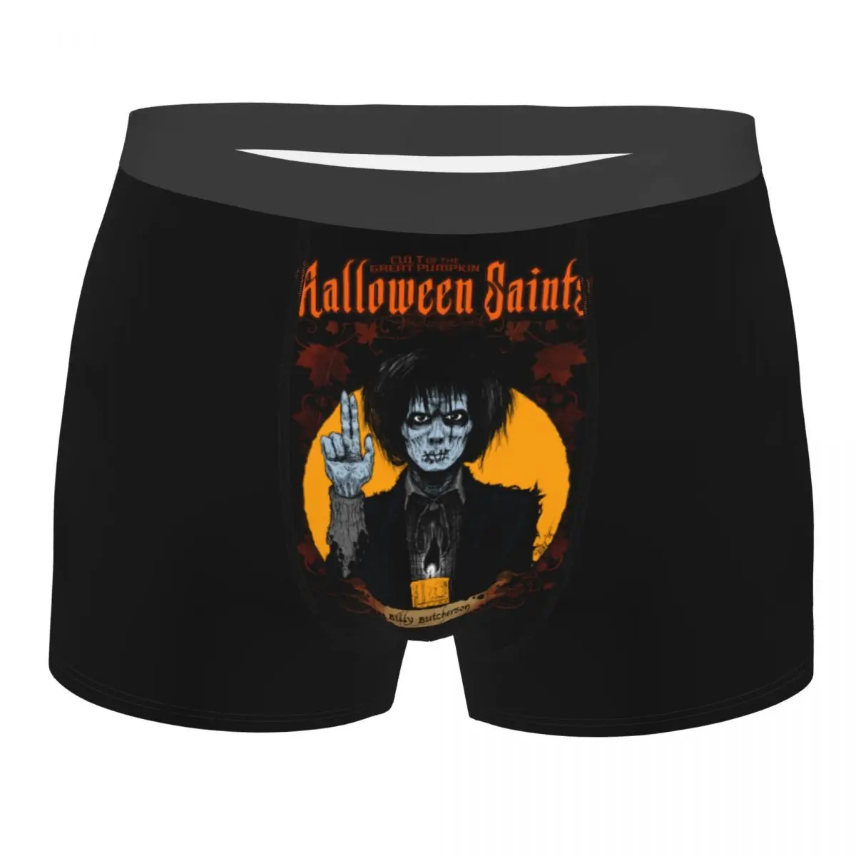 

Custom Halloween Saints Billy Underwear Men Stretch Hocus Pocus Witch Movie Boxer Briefs Shorts Panties Soft Underpants