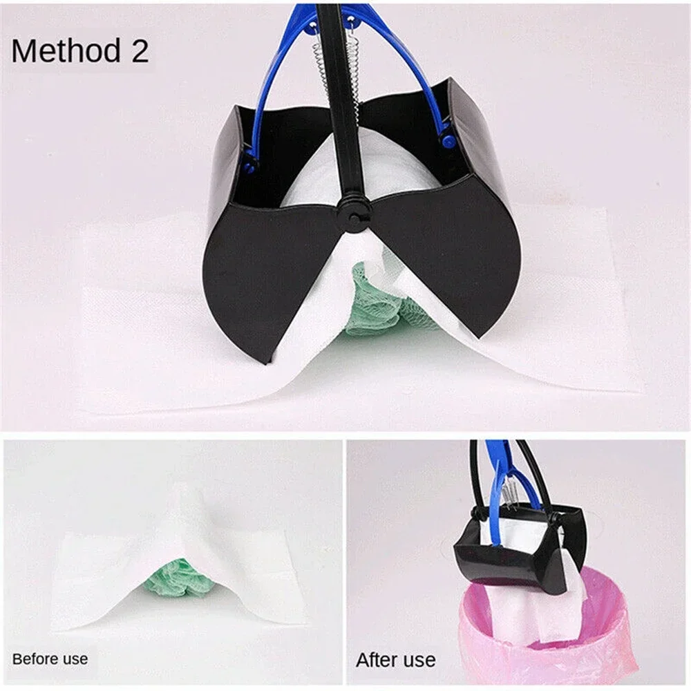 الكلب Pooper مغرفة الحيوانات الأليفة مقبض طويل الفك أنبوب مغرفة المنتقى البراز جامع أدوات نظيفة في الهواء الطلق طوي الحيوان البراز الأنظف