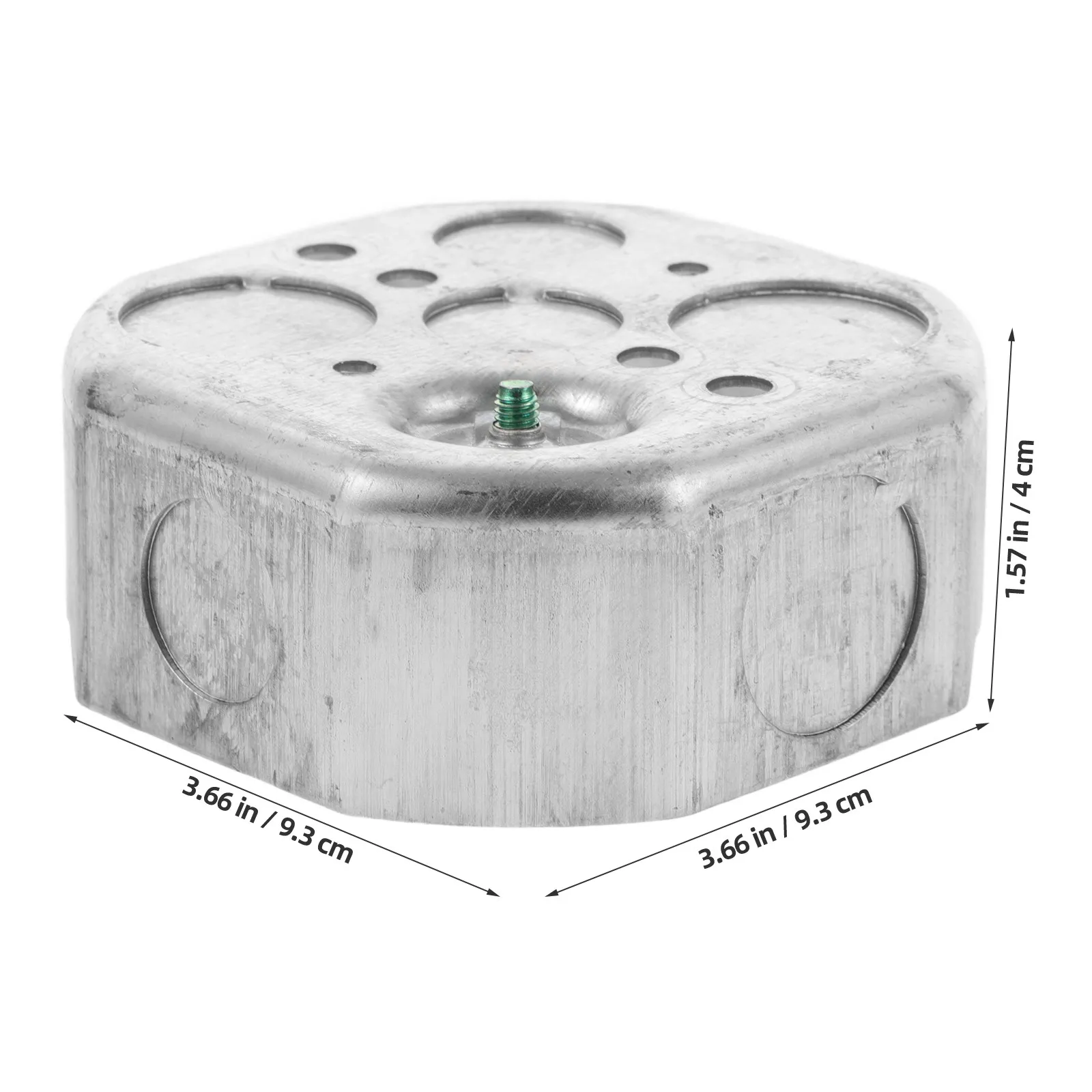 Outdoor Electrical Junction Box Heavy Duty Galvanized Metal Weatherproof Enclosure for Cord Protection