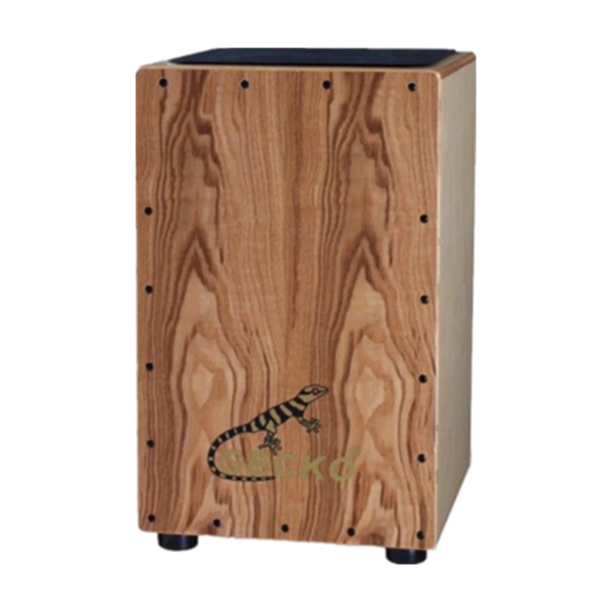 GECKO CL10OV Cajon Box Drum High Quality Percussion Instrument Wholesale Olive Wood Playing Surface Cajon Drum With Steel String