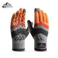 GOLOVEJOY DZ121 New Arrival Korean Men Knit Winter Warm Cycling Cheap Promotion Screen Touch Driving Racing Sport Outdoor Gloves