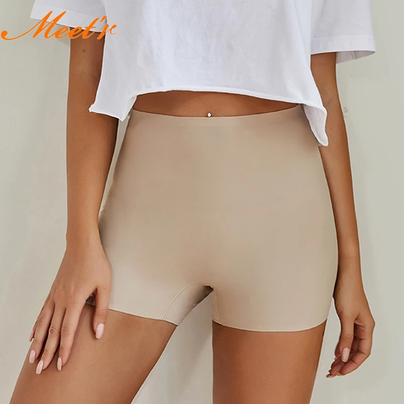 Meet'r sexy Frauen Eis Seide keine Spur Hosen Flach winkel Hüfte heben Unterlage Unterwäsche