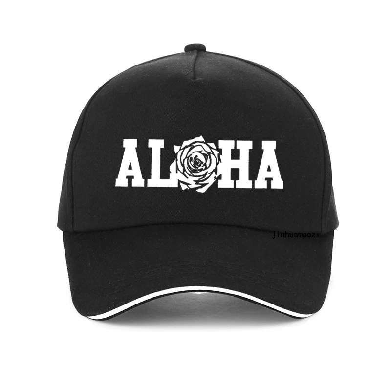 

Aloha men Women hat Summer cool Letter rose Women Fashion baseball cap Hawaii Beach sun hats adjustable Snapback gorras
