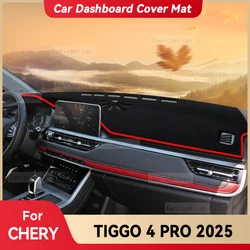 Cubierta de salpicadero de coche para CHERY TIGGO 4 Pro, accesorios de protección para alfombra, alfombrilla para evitar la luz del sol, 2022-2024