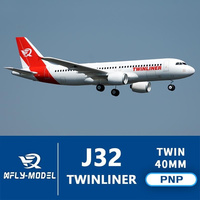 XFly Double 40mm J32 Twinliner 4S Electric Duct Real Passenger Aircraft Model Aircraft Remote Control Aircraft With Reflex