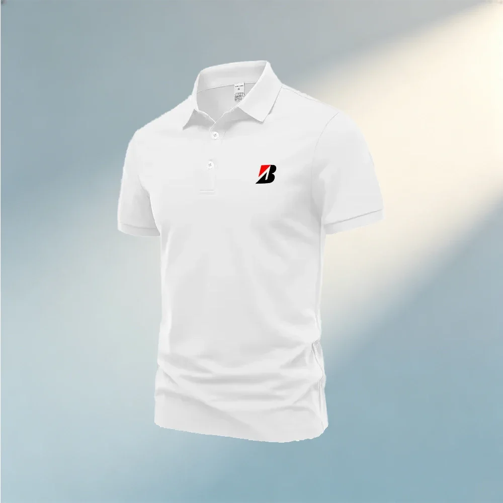 Men Quick Dry Polo Shirt Short Sleeve Breathable Casual Summer Sports Tops Outdoor Business Streetwear Fit Polo T-Shirts for Men