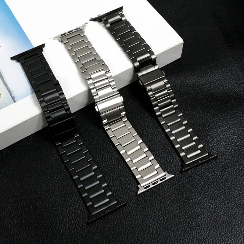 Stainless Steel Strap for Apple Watch Ultra 2 49mm 45mm 41mm 40mm 42mm 46mm Strap Metal Bracelet for IWatch Series10 9 8 7 6 5 4