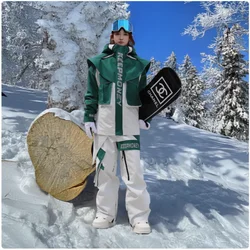 Keepmoney 3L Snowboard Jacket Pants Female Tracksuit Mountain Skiing Suites Winter Men Snow Suits Sports Waterproof Ski Sets
