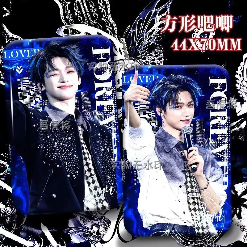 "Reverse love"뮤직 페스티벌 Ziyu의 새로운 고급스러운 자체 제작 Baji Doujin 배낭 펜던트 사각형 기장 브로치