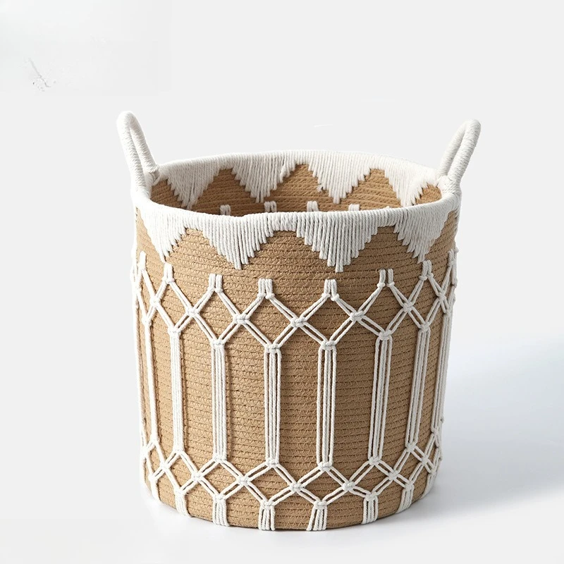 Woven dirty clothes Handmade rattan storage Household oversized storage  Bathroom toilet Laundry