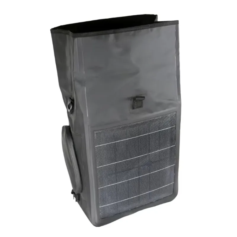 Men's bag waterproof nylon solar charging backpack travel outdoor sports backpack leisure mountaineering bag