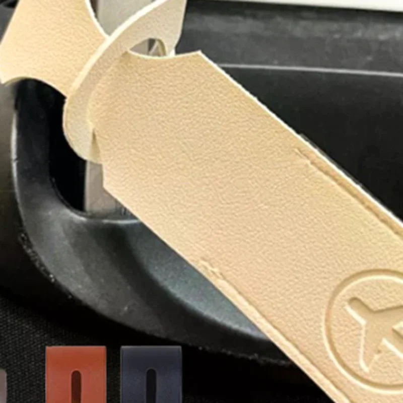 

1PC Travel Accessories PU Leather Luggage Tag Creative Baggage Suitcase Identifier ID Addres Holder Boarding Tags Portable Label