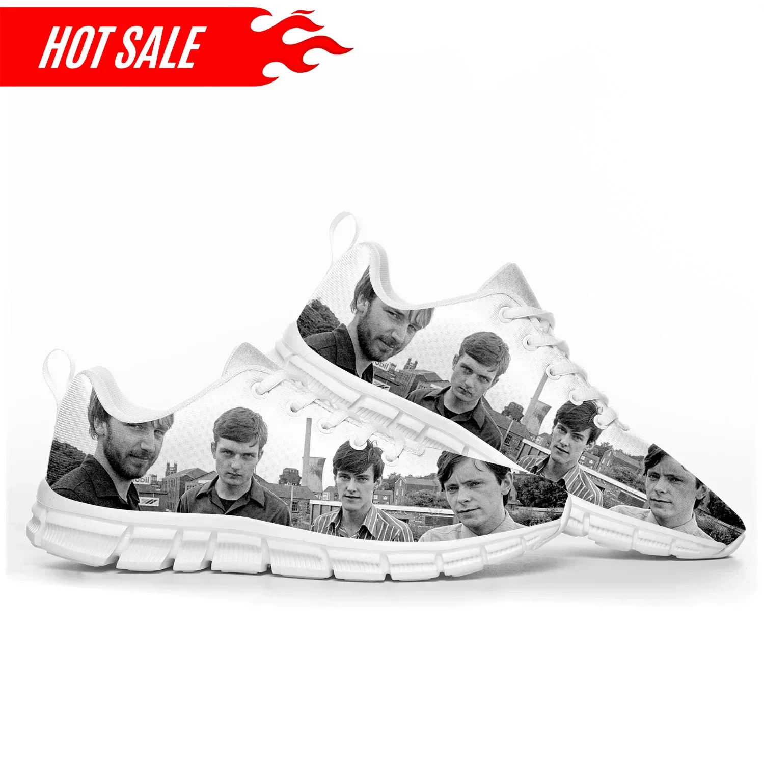 

Joy Division Rock Band Sports Shoes Mens Womens Teenager Sneakers Casual Custom High Quality Couple Shoes White