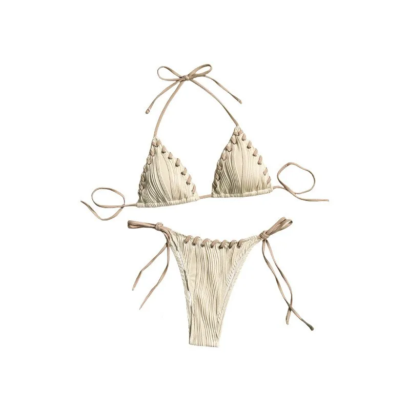 

Праздничный сексуальный купальник-бикини с вырезами, синий, для пляжа и термальных источников, женский