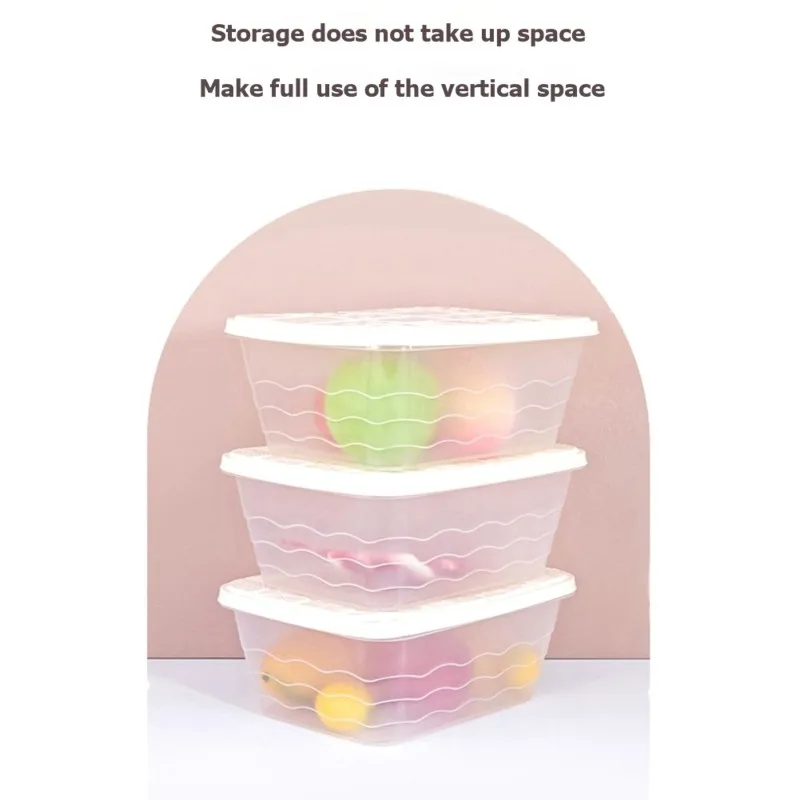 

Набор многофункциональных контейнеров для хранения продуктов ABBP - для микроволновой печи, большой объем, сохраняют свежесть, 6 шт.