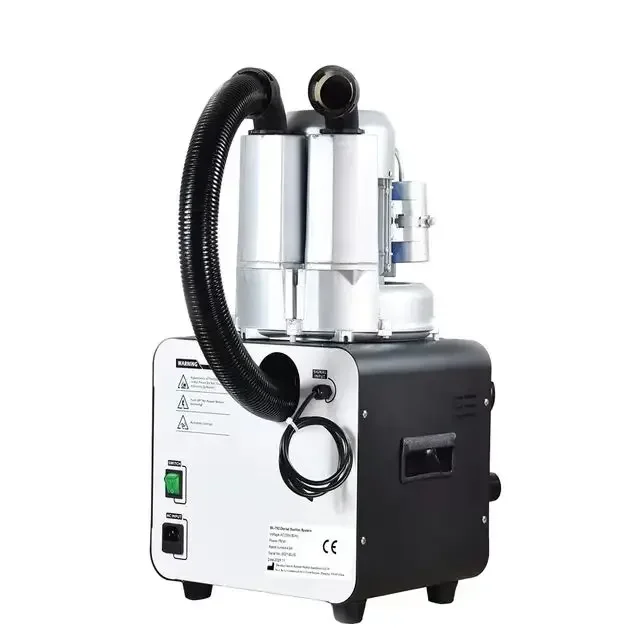 

New Portable Dental Suction system Powerful Cheap Dynamic Strong Saliva Wet High Vacuum Pump Machine Suction Unit for Lab 2 Cha