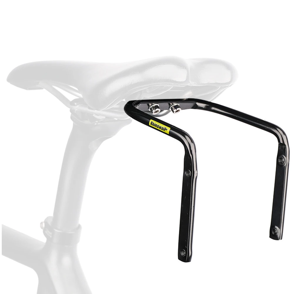

Rhinowalk Anti-Sway Bicycle Saddle Bag Stabilizer - Aluminum Tail Bag Mount with 2 Water Bottle Holes, Fits Most Mountain/Road