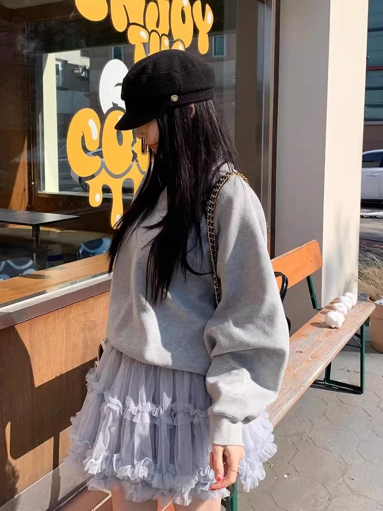 Liliang femmes f jupe été nouveau Sle Agel Personali moelleux gâteau jupe ort jupe Me bois oreille à volants taille haute