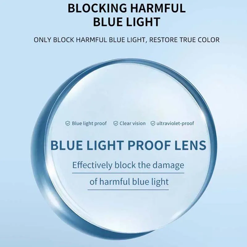 Óculos de leitura anti luz azul para homens e mulheres, quadro grande, perna de primavera, moda unissex, Diopter 0, 1.0, 1.5, 2.0, Plus 2.5, Plus 3.0, 3.5, Plus 4.0