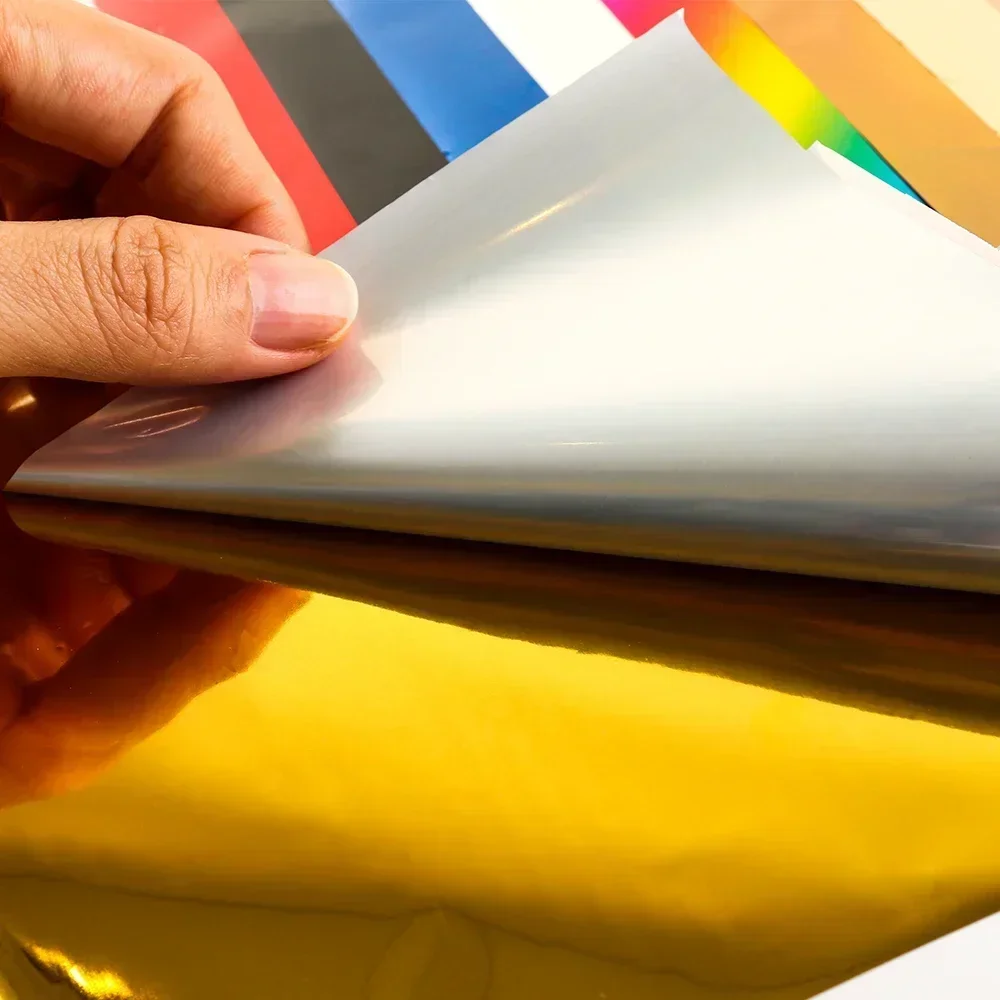 50pcs/pack 20x29cm Toner Hot Stamping Foil Paper A4 Toner Reactive Foil Foil By Laser Printer and Laminator For DIY Crafts Paper view 6