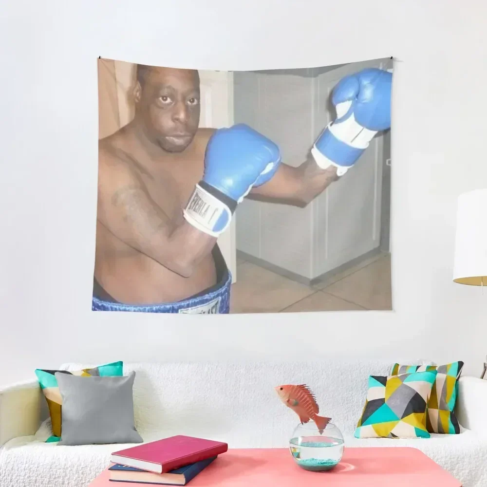 Funny boxing lester green Tapestry Room Decor Aesthetic Room Aesthetic Tapestry