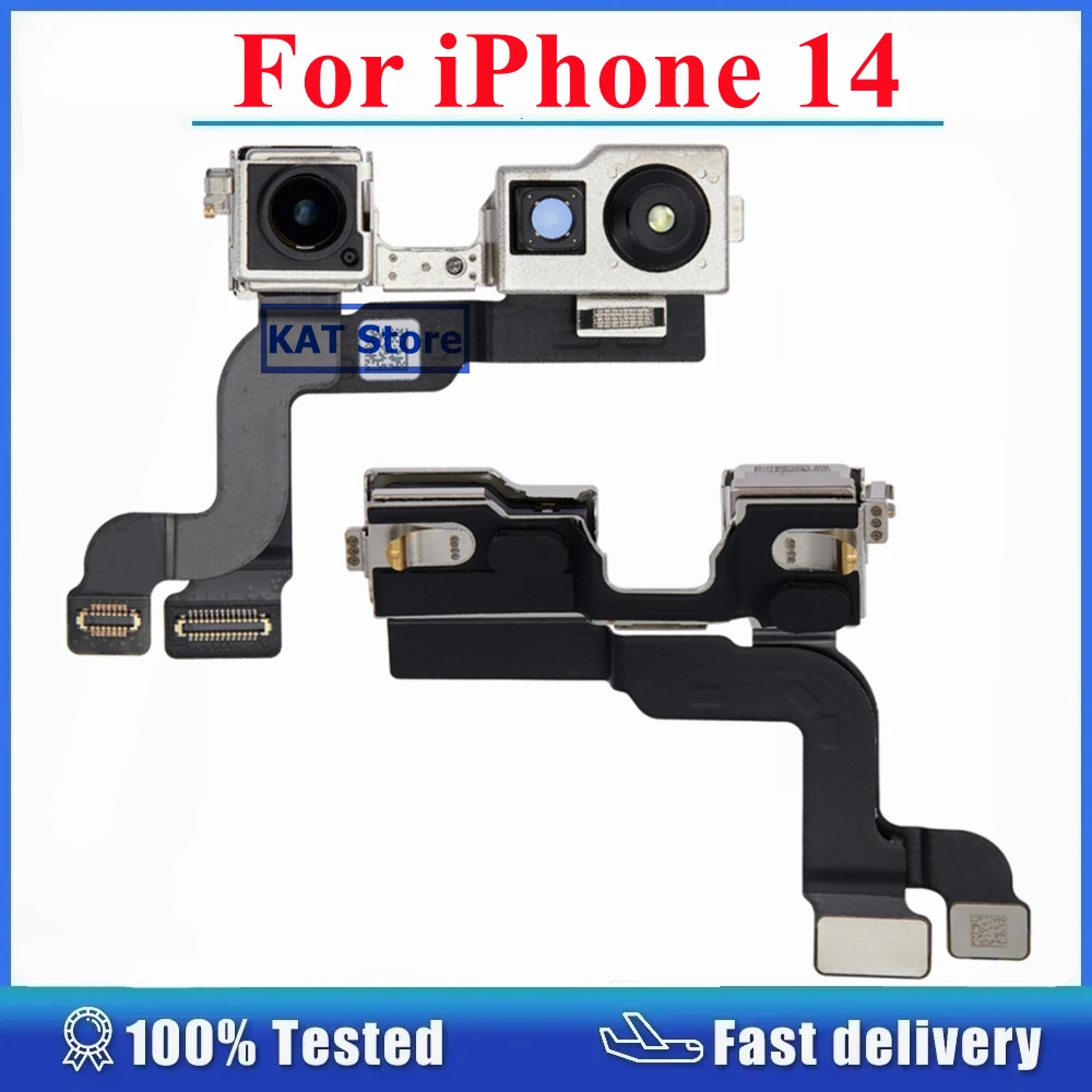 

Compatible For iPhone 14 Small Front Camera Video Call amera Module Flex Cable Ribbon Replacement Parts