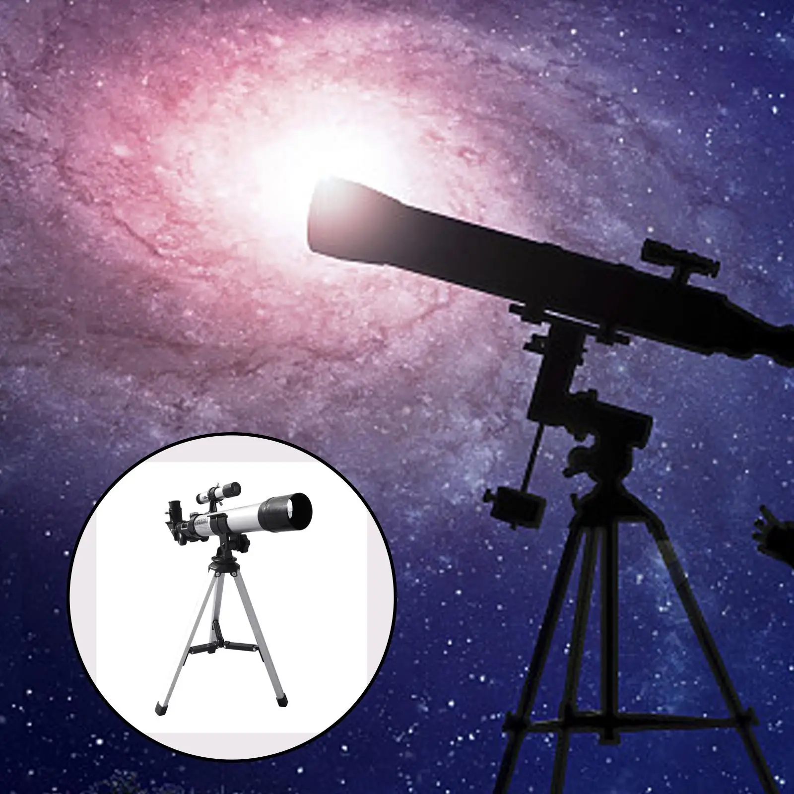 

40400 Professional Astronomical Telescope 5x18 Starfinder W/ Adjustable Tripod Refractor For Astronomy Beginners Kid Aged7+