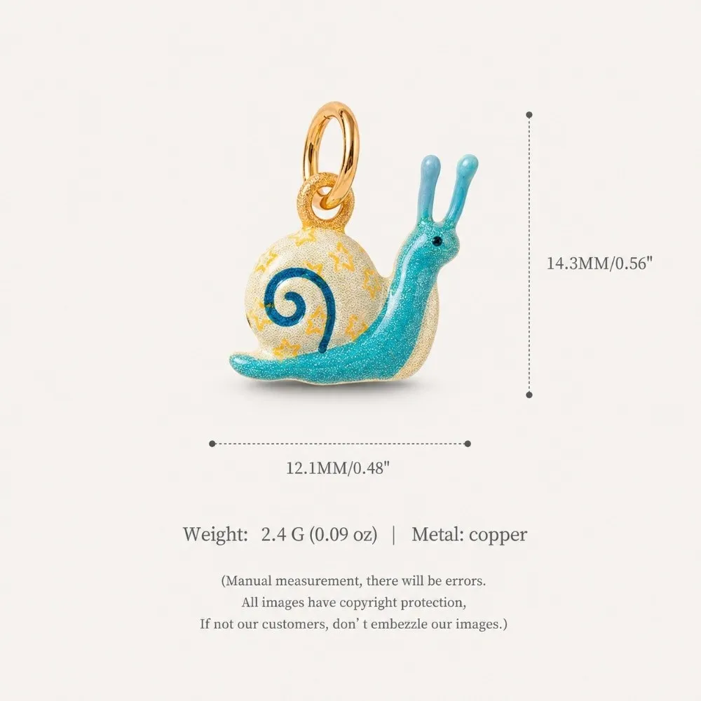 Copper Plated Enamel Pendant Charms Plated Finish Pendant Style DIY Jewelry Charms Enamel Coated Cartoon Animal Design
