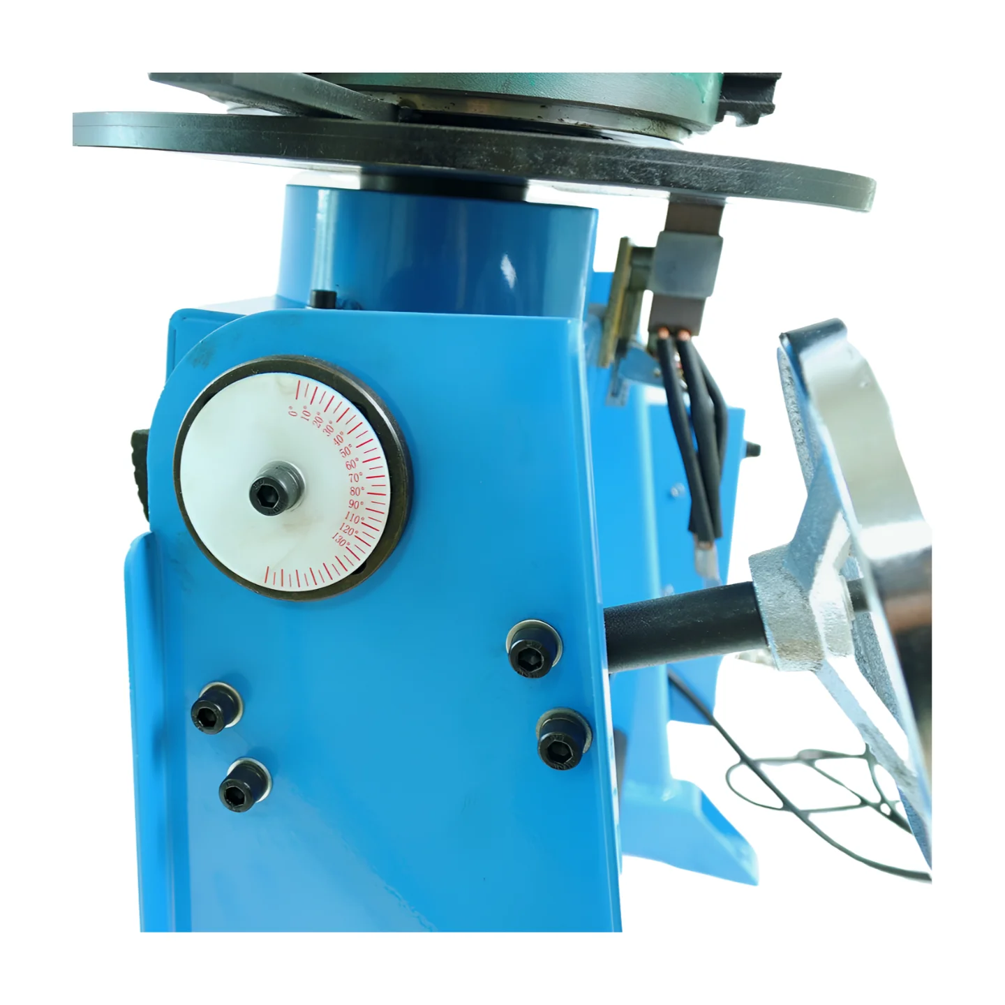 HD-100 Circle Pipe Workpiece 100kg Welding Positioner Turntable Equipment Welding Rotator Rotary Welding Table with W300 Chuck