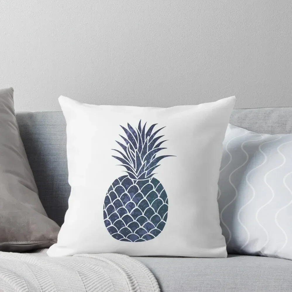 Pineapple in Blue Throw Pillow Sofa Cover Pillowcases Bed Cushions Cusions Cover Ornamental Pillow pillow