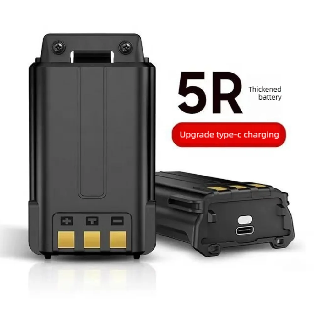 New 3800mAh BL-5 Thickened and Type-c Rechargeable Lithium Battery 7.4V for UV-5R UV-5RE Two Way Radio view 5