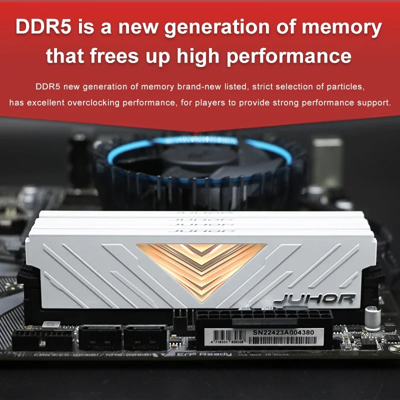 주호르 16GB DDR5 5600MHz 고속 ECC 호환 데스크탑 서버 메모리 16GB 램 1.25V 게이밍 메모리 재고 썸네일 3