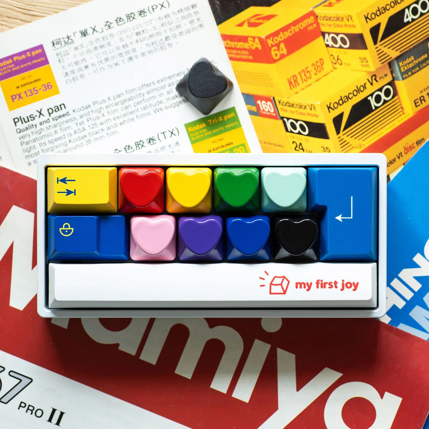Custom Heart Shaped Metal Keycap Aluminum Alloy Baking Paint CNC Machined Custom Mechanical Keyboard Durable Gift!