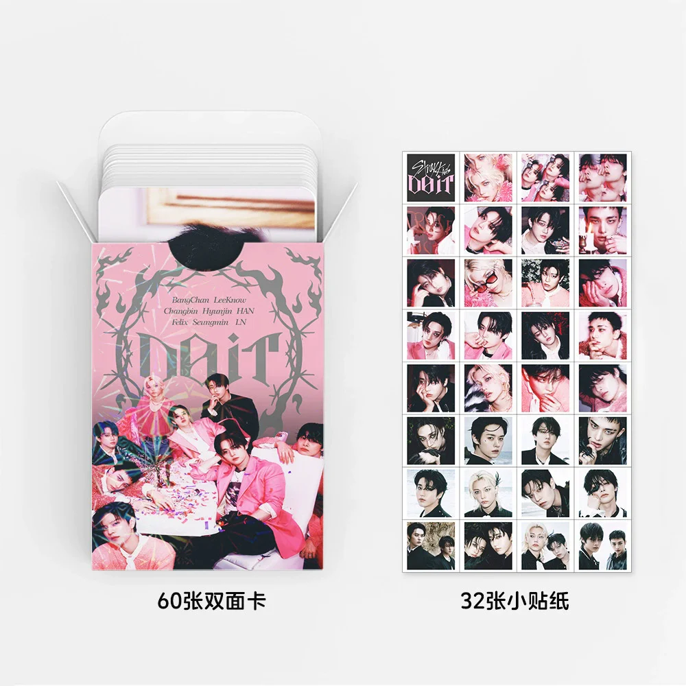 92PCS SKZ IT TAPE: DO IT New Album Photo Cards Set - Korean Idol Collectible LOMO Cards With Bonus Stickers