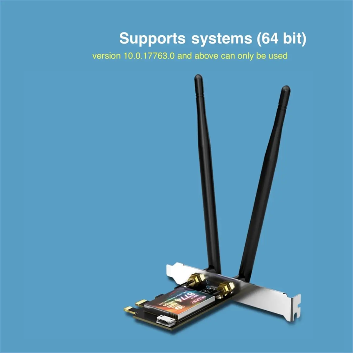 618 Mega Sale EDUP BE200 WiFi 7 PCIe Network Card 8774Mbps WPA Tri-Band 2.4/5/6GHz with Bluetooth 5.4 for Stable High-Speed