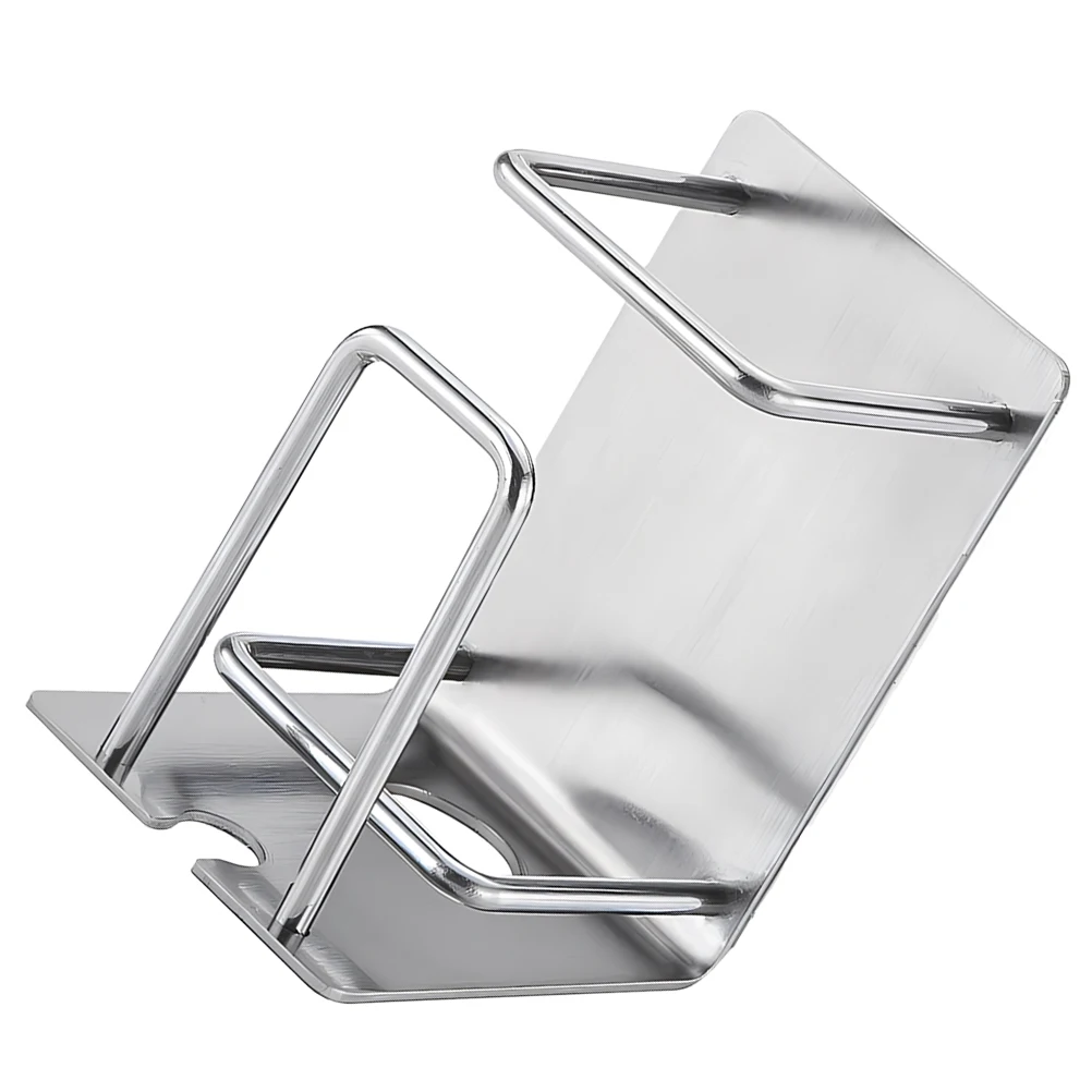 

Wall Mounted Toothbrush Holder 304 Stainless Steel Nail-free Bathroom Organizer Silver Toothbrush Rack Shelf Storage Accessories