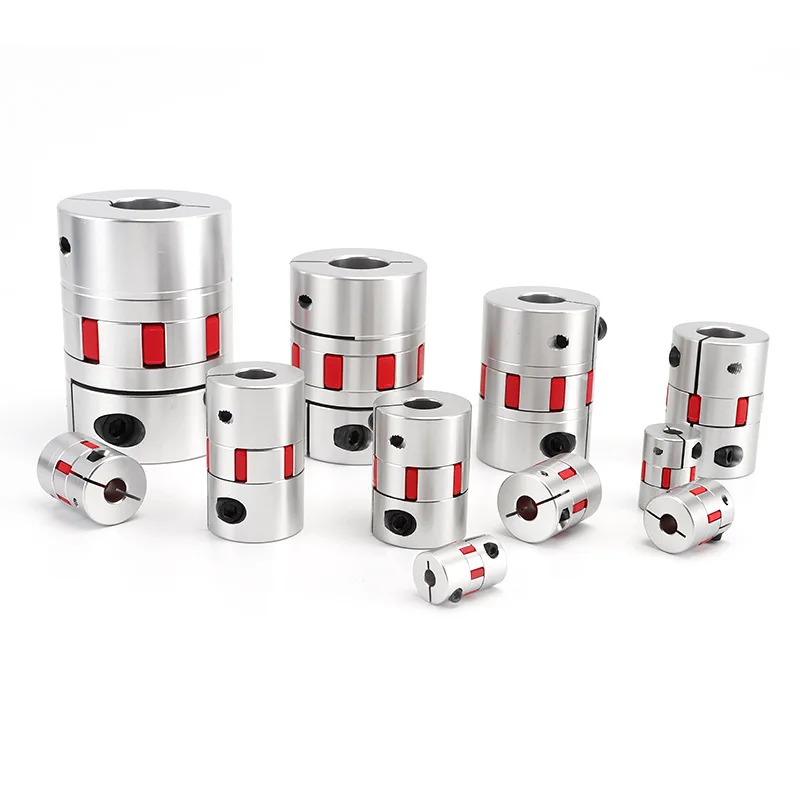 2 pz MSM Giunti Albero D20L25 Gomma Flessibile Mascella Connettore Motore 5mm 6mm 8mm 10mm Alluminio Plum 3d Stampante Giunti CNC Kit