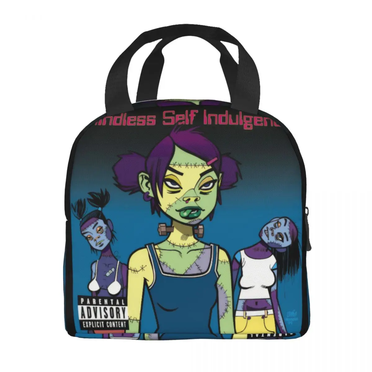 Sinnlose Selbst genuss Lunch Bag Unisex tragbare Kühler isolierte Lunchbox Lebensmittel Bento Box