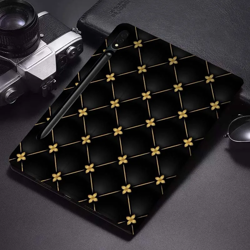 

Popular Black Bow Pattern For Samsung Galaxy Tab S6 S7 S8 S9 S10 FE Plus Lite Soft Flexible Support Tablet Case Gift